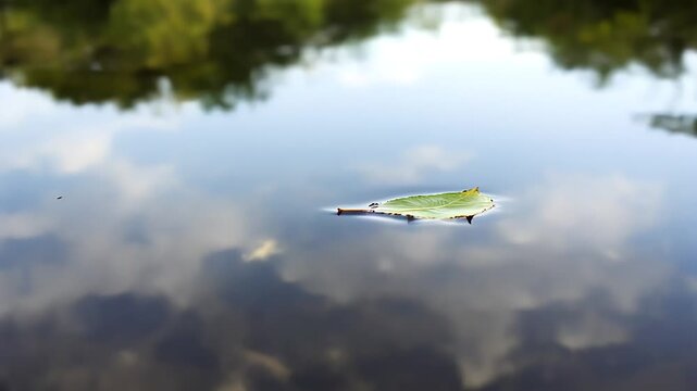 How about Fish flying in the sky above the water? High quality natural video footage 4k cenamatic video short