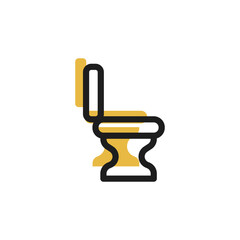 toilet icon is designed in a visually appealing and easily recognizable style. It’s suitable for various visual needs such as apps, digital media, or other graphic design projects