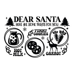 dear santa SVG