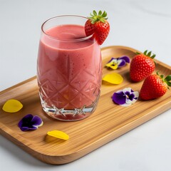 strawberry milk shake