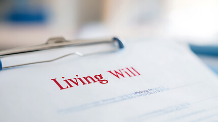 Living Will Document: Planning for End-of-Life Decisions. Ensure your wishes are honored with a legal document. Healthcare planning.