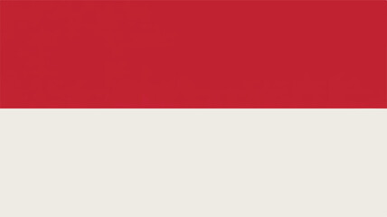 Naklejka premium Red and beige horizontal stripes flag design vector