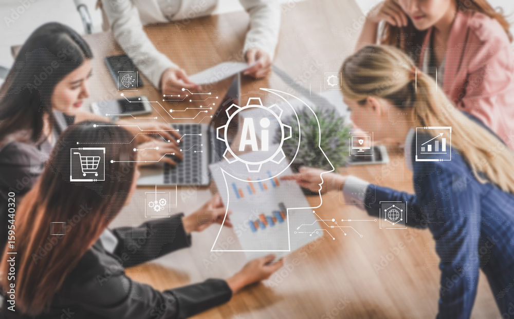 Poster ai assistant with llm, big data, machine learning, and generative ai powers prompt engineering and s