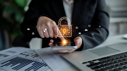 Cyber security safeguards data and systems. Cyber security uses AI, digital security protects cloud, Cyber security defends finance, and ensures access control. Latch