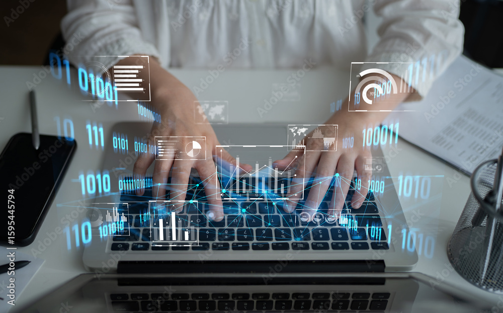 Poster big data and analytics support real-time insights, predictive modeling, and data-driven decisions fo