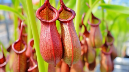 Schrdinger's pitcher plants that simultaneously contain and don't contain insects until the traps are observed
