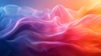 Obraz premium Abstract Colorful Waves of Light and Energy Vibrant Gradient Background