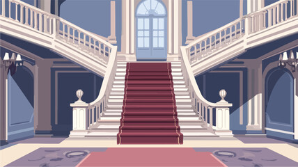 Elegant Architecture in Grand Staircase Interior Design