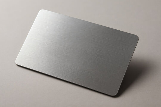 blank metal card