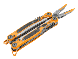 Indoor multi-tool workshop close-up instructional techniques. Isolated on transparent background, png.