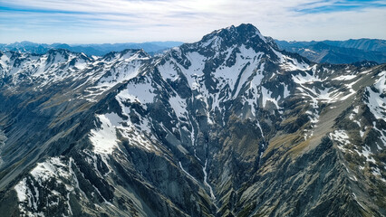 Close-up of a Majestic Mountain