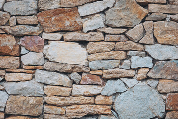Rustic charm of a weathered stone wall highlighting the beauty of natural materials in an outdoor setting