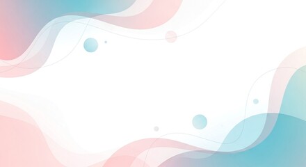 Abstract pastel gradient background: Elegant abstract background featuring a harmonious blend of pastel colors and flowing shapes, creating a sense of calm and serenity for your designs.