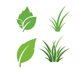 Fototapeta premium Set of Nature Logo Designs – Eco-Friendly, Minimal, and Organic Style for Branding and Identity