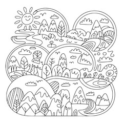 Fototapeta premium hand drawn vector illustration