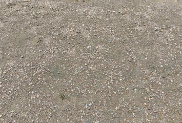 Wet Sand on the riverbank of kanal