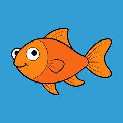 funny gold fish 