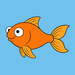 funny gold fish 