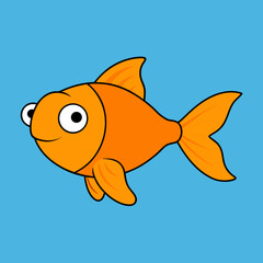 funny gold fish 