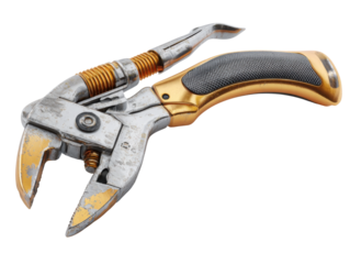 Hand tools for home repair workshop image close-up diy concept. Isolated on transparent background, png.