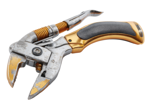 Hand tools for home repair workshop image close-up diy concept. Isolated on transparent background, png.