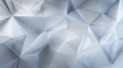 Grey minimal low poly abstract tech banner design. Geometric concept background, no logos, no brands