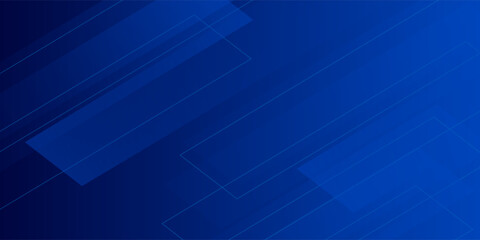 dark blue background with abstract square shape, dynamic and sport banner concept.