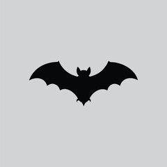Black Bat Graphic for DIY Projects