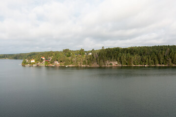 Fototapeta premium Beautiful Stockholm archipelago in the morning. 