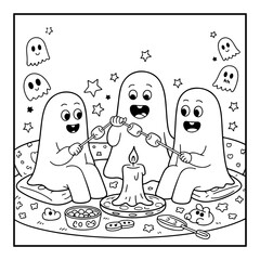 black and white coloring pages