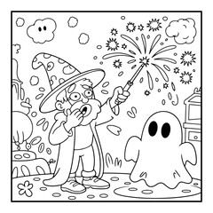 black and white coloring pages