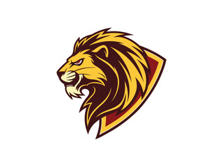 Modern Lion Head Vector Logo for Esport and Branding