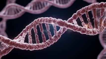 Unraveling Life's Code: Microscopic Journey into DNA's Double Helix - Powered by Adobe