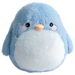 Cute blue penguin plush toy