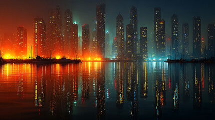 traffic at night