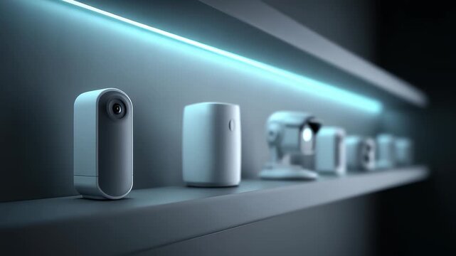 Smart Home Security Device Product Display