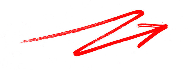  Hand-Drawn Red Right Arrow Icon PNG - Horizontal Brushstroke Direction, doodle arrow icon, 