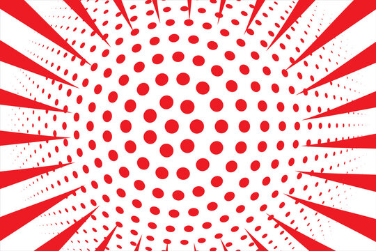 Japan flag. Sun japanese pattern. Red-white sunrise background. Asian kamikaze texture. Tokyo sunlight. National japanese background. Sunburst pattern. eps 10