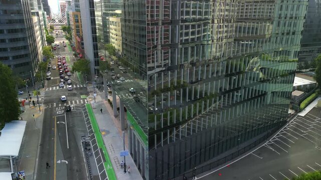 ASA aerial - San Francisco Down Town