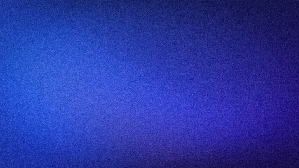 Deep 4K abstract gradient with smooth transitions of rich blue and royal purple, featuring a grainy texture