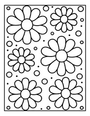 vector illustration of a coloring page