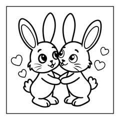 vector illustration of a coloring page