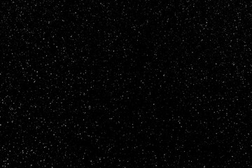Starry night sky. Galaxy space background. Glowing stars in space.