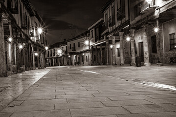 Ampudia Street in Black and White