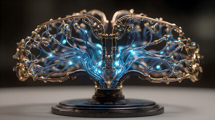 Art Deco style neural interface