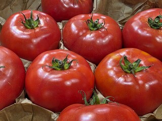 tomatoes on the market