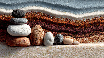 stones on the beach
