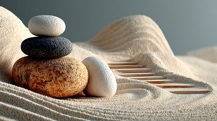 stones on the beach