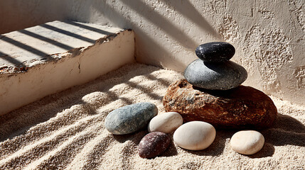 stones on the beach