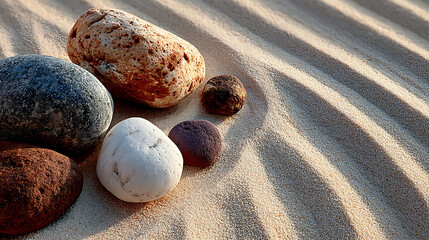 stones on the beach